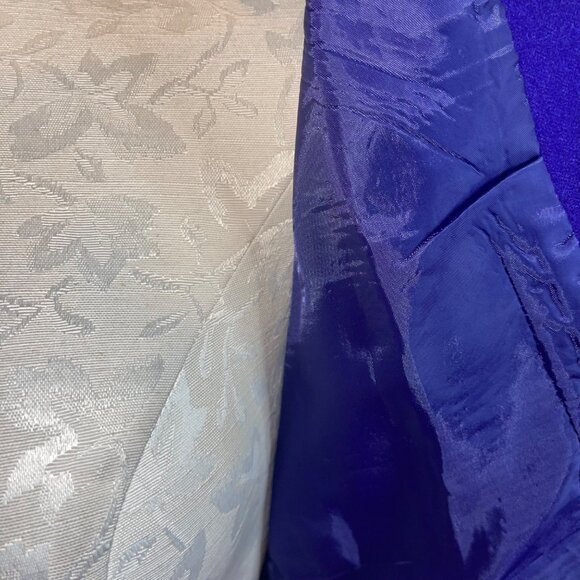 Cava Roma Vintage Womens Jacket Size Medium Purple Cropped Lined Casual - Picture 9 of 13